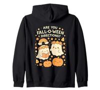 Funny Are you Fall-o-ween Ghosts Cute Halloween Pumpkin Zip Hoodie