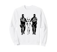 Funny Area 51 Conspiracy Humor Roswell UFO Alien Abduction Sweatshirt