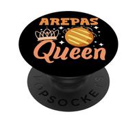 Funny Arepa Queen - Latin American Cuisine Lover PopSockets Adhesive PopGrip