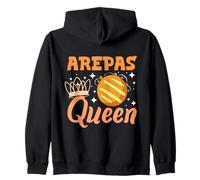 Funny Arepa Queen - Latin American Cuisine Lover Zip Hoodie