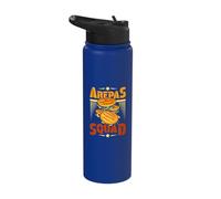 Funny Arepa Squad - Latin American Cuisine Lover Stainless Steel Insulated Water Bottle