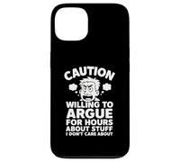 Funny Arguing Debating Joke Sarcasm Dad Fathers Day Uncle Case for iPhone 13