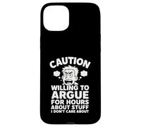 Funny Arguing Debating Joke Sarcasm Dad Fathers Day Uncle Case for iPhone 15 Plus