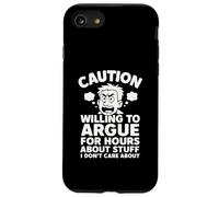 Funny Arguing Debating Joke Sarcasm Dad Fathers Day Uncle Case for iPhone SE (2020) / 7 / 8