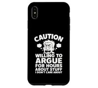 Funny Arguing Debating Joke Sarcasm Dad Fathers Day Uncle Case for iPhone XS Max
