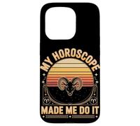 Funny Aries My Horoscope Made Me Do It Zodiac Case for iPhone 15 Pro