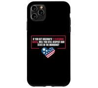 Funny Arizona Electoral Votes 2024 Political Campaign Joke Case for iPhone 11 Pro Max