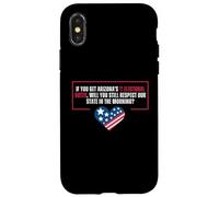Funny Arizona Electoral Votes 2024 Political Campaign Joke Case for iPhone X/XS