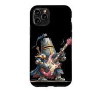 Funny Armored Guitarist with Guitar for Knight Lovers Case for iPhone 11 Pro