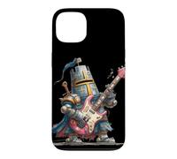 Funny Armored Guitarist with Guitar for Knight Lovers Case for iPhone 13