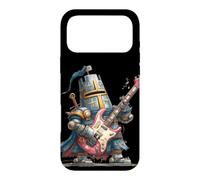 Funny Armored Guitarist with Guitar for Knight Lovers Case for iPhone 17 Pro Max