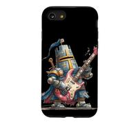 Funny Armored Guitarist with Guitar for Knight Lovers Case for iPhone SE (2020) / 7/8