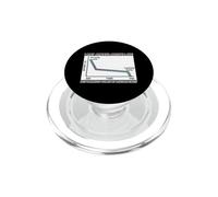 Funny Arrive Late Leave Early Effort Graph Office Humor PopSockets PopGrip for MagSafe