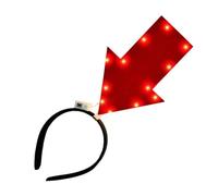 Funny Arrowhead Headband | Light Up Photo Props Hair Accessories | Creative Headband | for Women Adults Festival Celebrations Holiday Gatherings Carnivals Single's Parties Cosplay Photography
