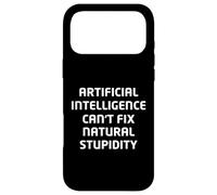 Funny Artificial Intelligence AI Sarcasm Design - Humor Case for iPhone 17 Pro Max