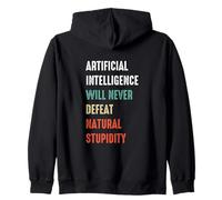Funny Artificial Intelligence Machine Learning AI Engineer Zip Hoodie