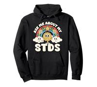 Funny Ask Me About My Stds Inappropriate Adult Humor Pun Pullover Hoodie