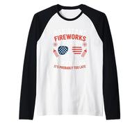 Funny Assistant Fireworks Director Memes 4th of July Raglan Baseball Tee