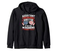 Funny Assistant Fireworks Director Memes 4th Of July Zip Hoodie