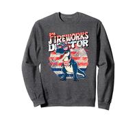 Funny Assistant FIREWORKS DIRECTOR T-Rex Safety Technician Sweatshirt