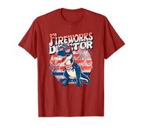 Funny Assistant Fireworks Director T-Rex Safety Technician T-Shirt