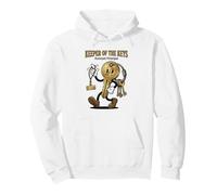 Funny Assistant Principal Keeper of the Keys Cartoon AP Week Pullover Hoodie
