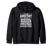 Funny Assistant to the Regional manager Zip Hoodie