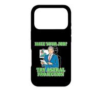Funny Astral Projection Meme Spiritual Humor Office Comedy Case for iPhone 17 Pro