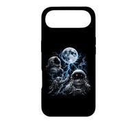 Funny Astronaut Cosmic Storm Howling Moon Meme Space Design Case for iPhone Air
