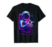 Funny Astronaut Holding a Black Hole in Water Astrophysics T-Shirt