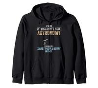 Funny Astronomer Astrophysics Smart People Hobby Astronomy Zip Hoodie