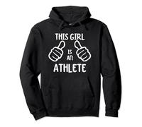 Funny Athletic Athlete This Girl Is an Athlete Pullover Hoodie