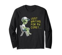 Funny Atlas Comet 31 Space Geek UFO Alien Astronomy 2025 Long Sleeve T-Shirt
