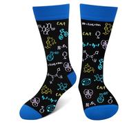 Funny Atom Socks for Teachers Men Women Teenage - Novelty Odd Nerd Socks Gifts for Student Scientist Physicist - Fun Funky Science Birthday Christmas Graduation Gifts Idea Presents Stocking Fillers