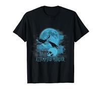 Funny Attempted Murder Crow Birds Tshirt T-Shirt