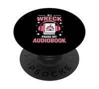 Funny Audiobook Fantasy Equipment Book Nerd Listening PopSockets Adhesive PopGrip