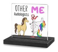 Funny Audiologist Gifts for Women, Her, Fun Audiologist Desk Decor, Gag Humorous Audiologist Appreciation Thank You Gifts Decorative Signs Plaques WAB61