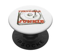 Funny Audiophile Vinyl Record Lover Turntable Music Gear PopSockets Adhesive PopGrip