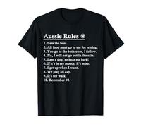 Funny Aussie Dog Rules Australian Shepherd T-Shirt