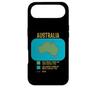 Funny Australia Danger Map - Things That Can Kill You Case for iPhone Air