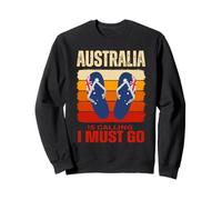 Funny Australia Is Calling I Must Go Aussie Design Men Woman Sweatshirt