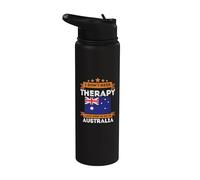 Funny Australia Travel Vacation Sarcastic Wanderlust Quotes Stainless Steel Insulated Water Bottle