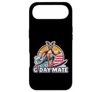 Funny Australian Beach G'Day Mate Surfing Kangaroo Case for iPhone Air