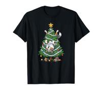 Funny Australian Shepherd Dog Christmas Tree Mens Womens Kid T-Shirt
