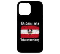 Funny Austrian Humor Slogan Bledsinn Is A Lebenseinstellung Case for iPhone 13 Pro Max