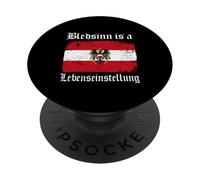 Funny Austrian Humor Slogan Bledsinn Is A Lebenseinstellung PopSockets Adhesive PopGrip