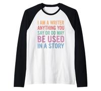 Funny Author, I'm a Writer Raglan Baseball Tee