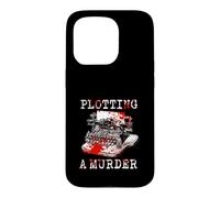 Funny Author Writer Plotting A Murder Case for iPhone 15 Pro