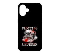 Funny Author Writer Plotting A Murder Case for iPhone 16