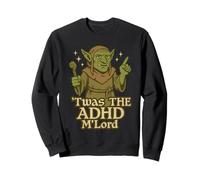 Funny Autism Autistic Introvert Memes 'twas the Tism M'lord Sweatshirt